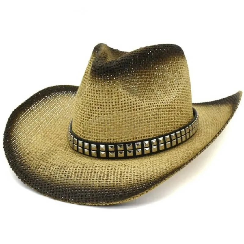 Black Western Straw Hat Black Western Straw Hat, men's cowboy hat