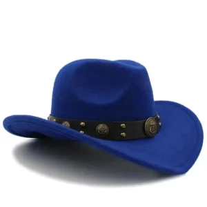 Blue Cowboy Hat, men's cowboy hat