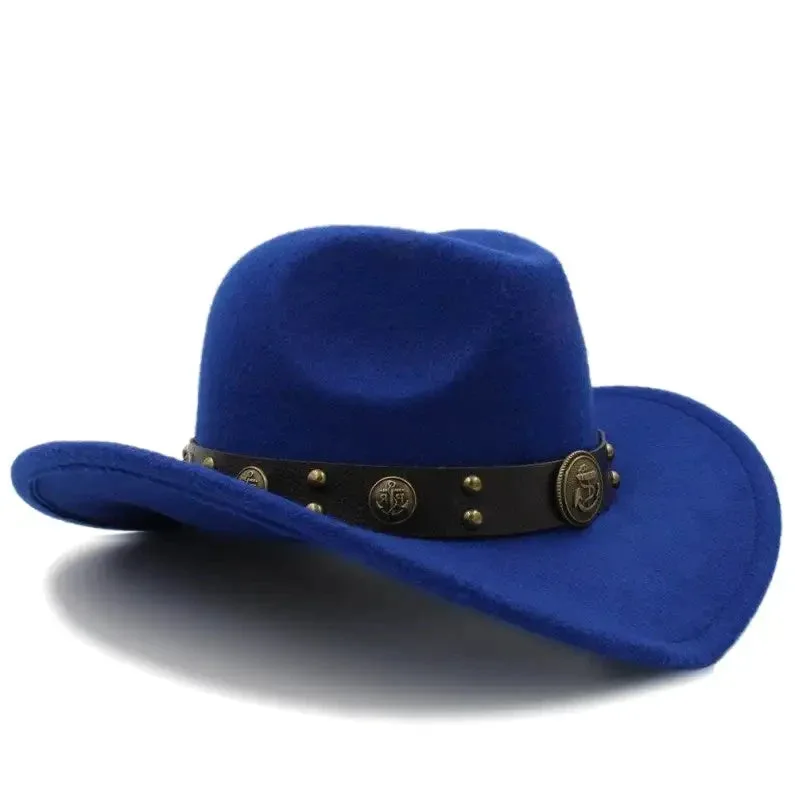 Blue Cowboy Hat Blue Cowboy Hat, men's cowboy hat