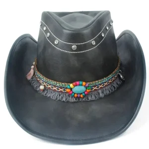Dark Cowboy Hat, men's cowboy hat
