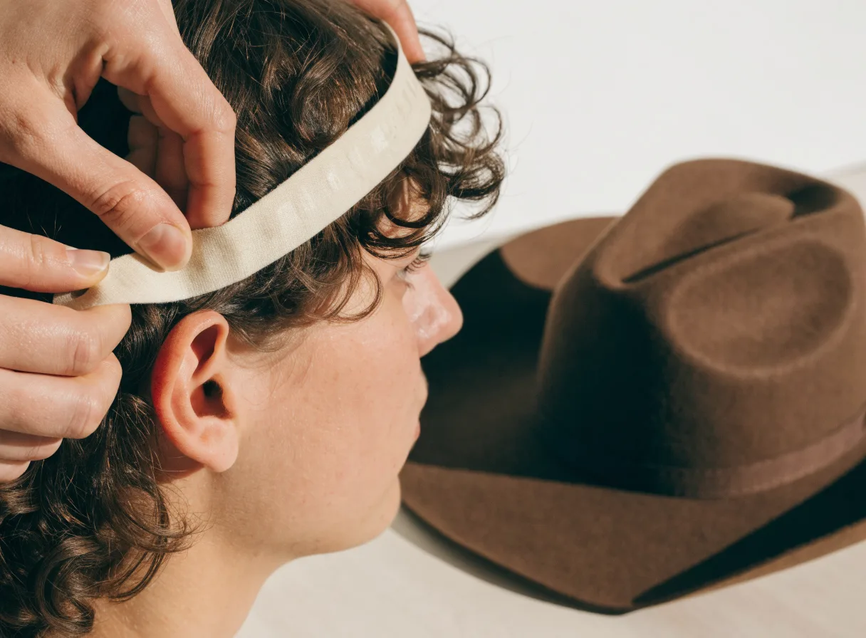 How to measure your head for a cowboy hat