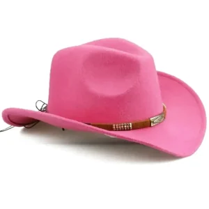 Pink Cowboy Hat, men's cowboy hat