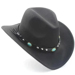 Womens Cowboy Hat Black, women's & cowgirl hat