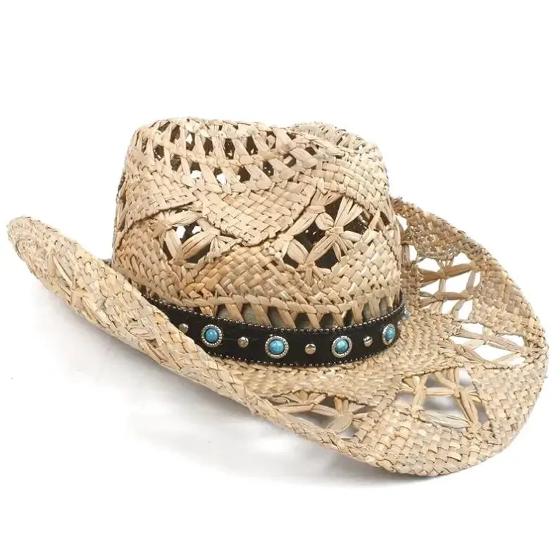 womens straw cowboy hat